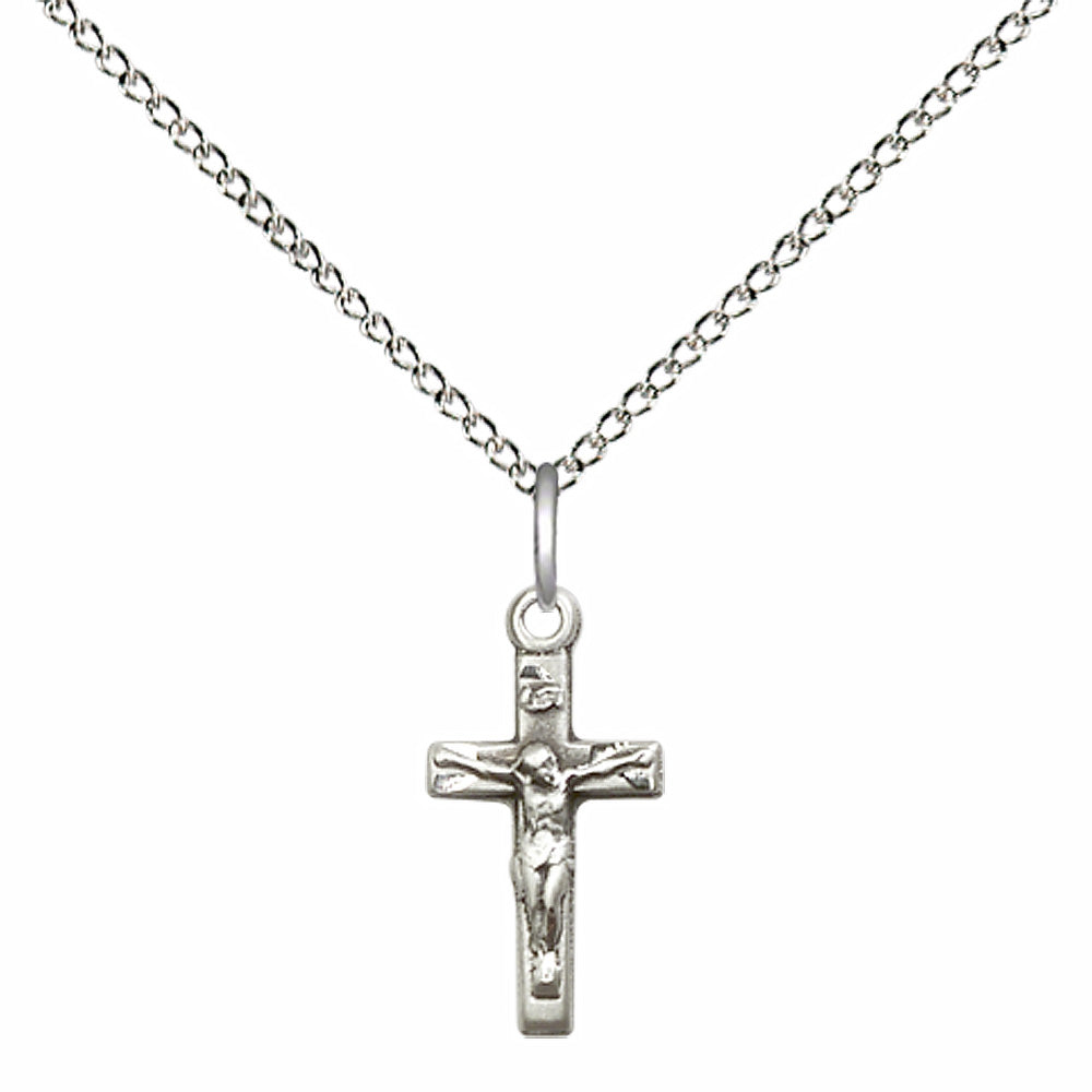 Sterling Silver Crucifix Pendant - 5417SS