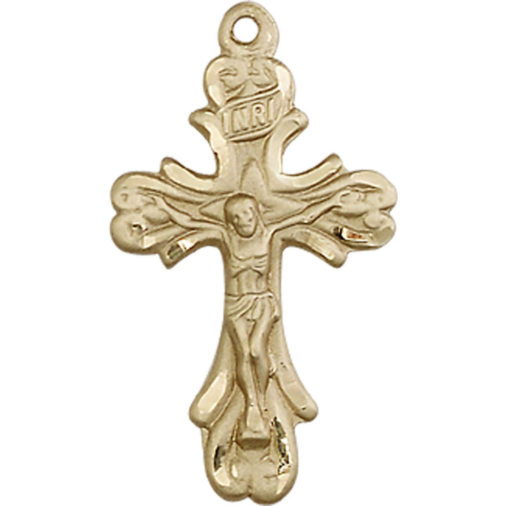 14kt Gold Crucifix Pendant - 5421KT