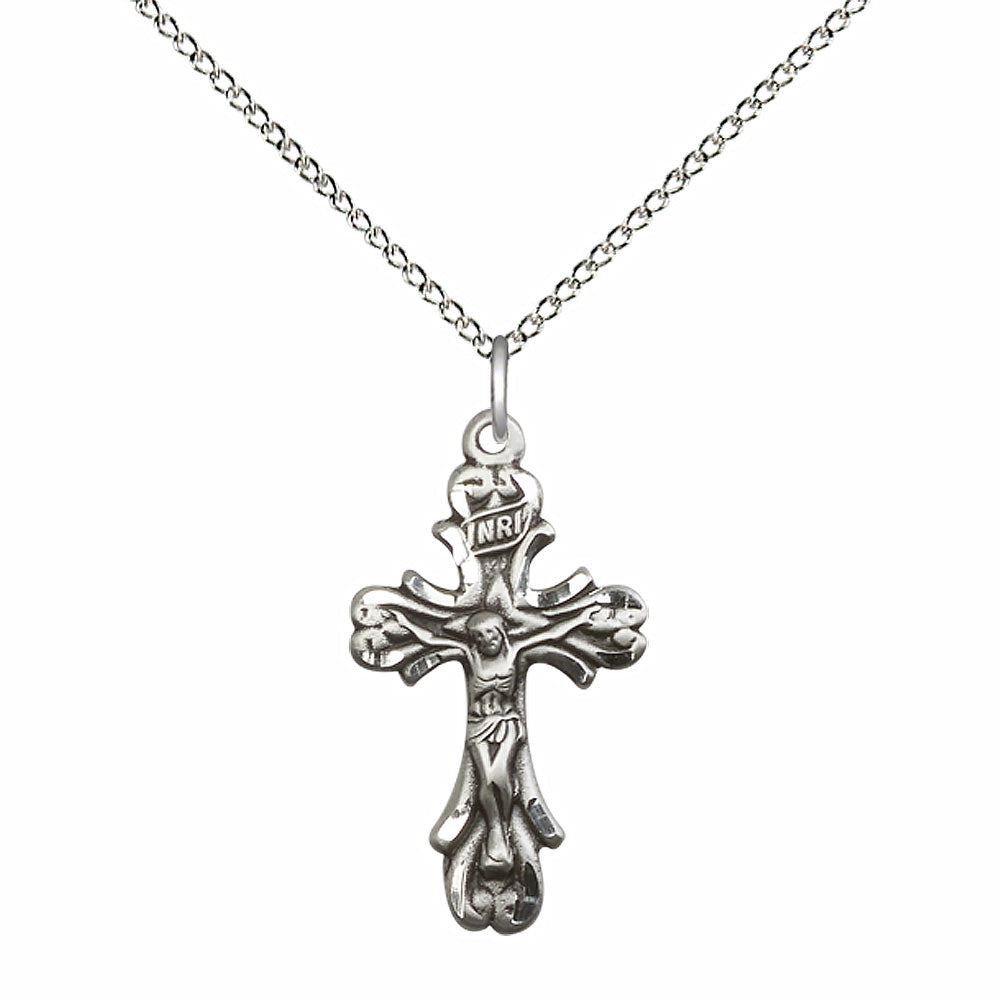 Sterling Silver Crucifix Pendant - 5421SS