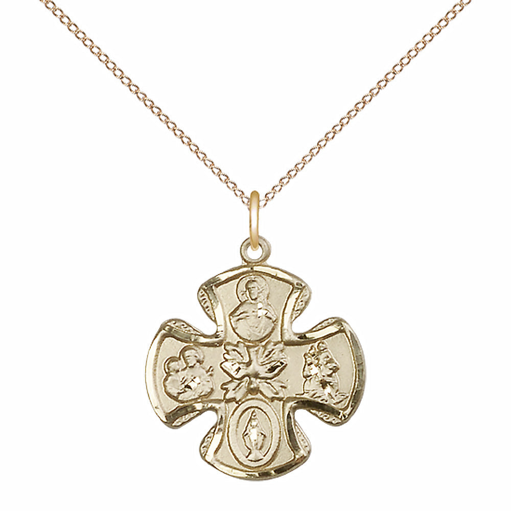 Gold Filled 5-Way Pendant - 5443GF