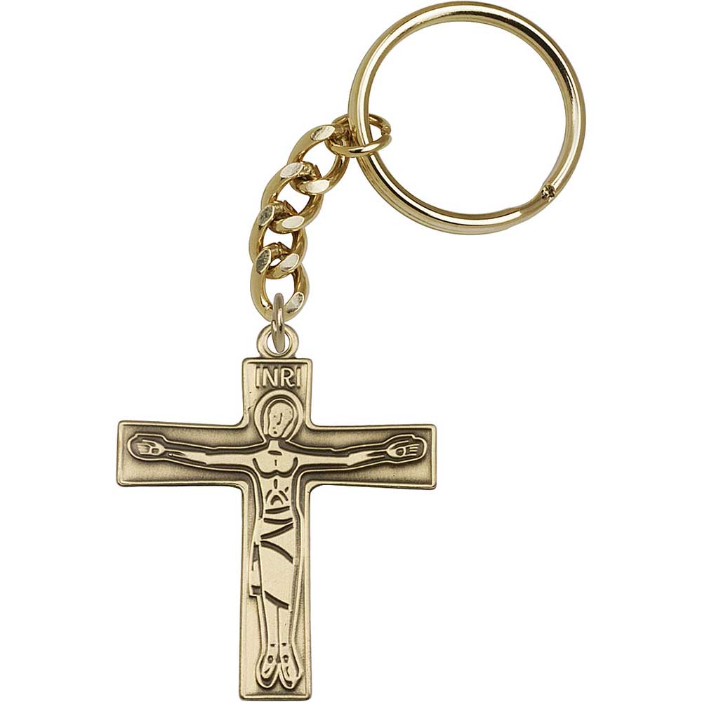 Antique Gold Cursillo Keychain - 5579