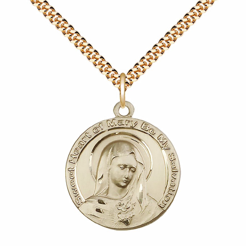 Gold Filled Mary Pendant - 5625GF