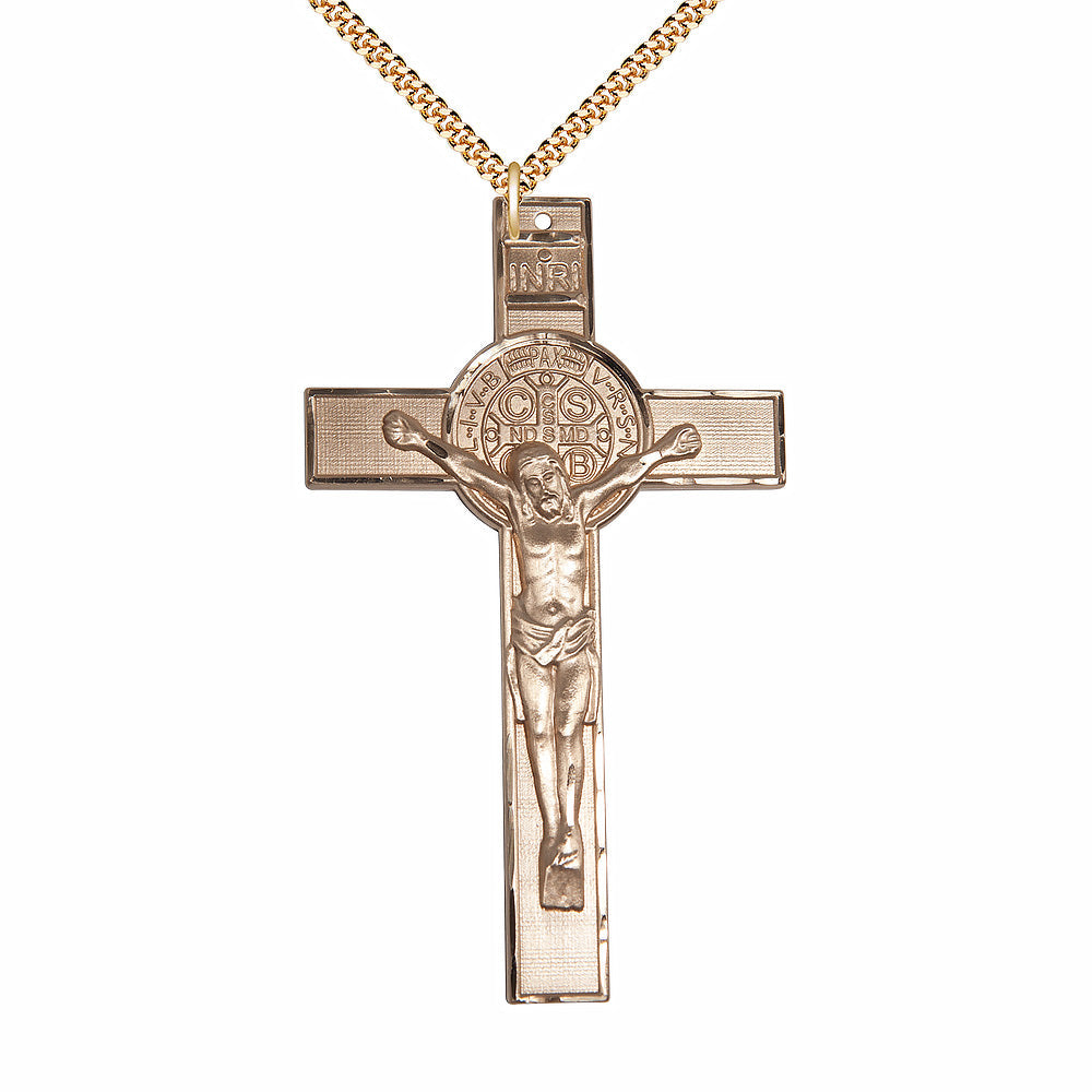 Gold Filled Saint Benedict Pendant - 5638GF