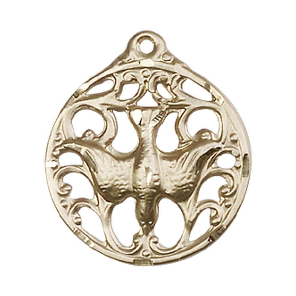 14kt Gold Holy Spirit Pendant - 5655KT