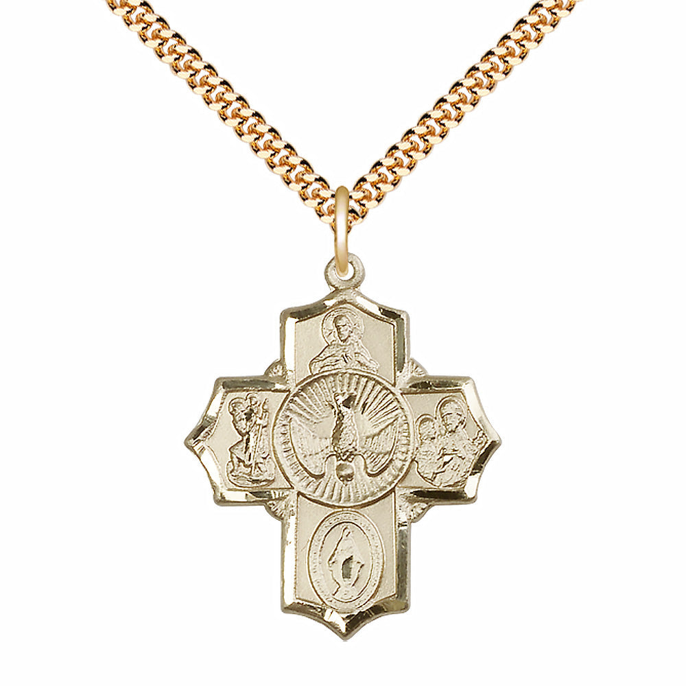 Gold Filled 5-Way Pendant - 5690GF