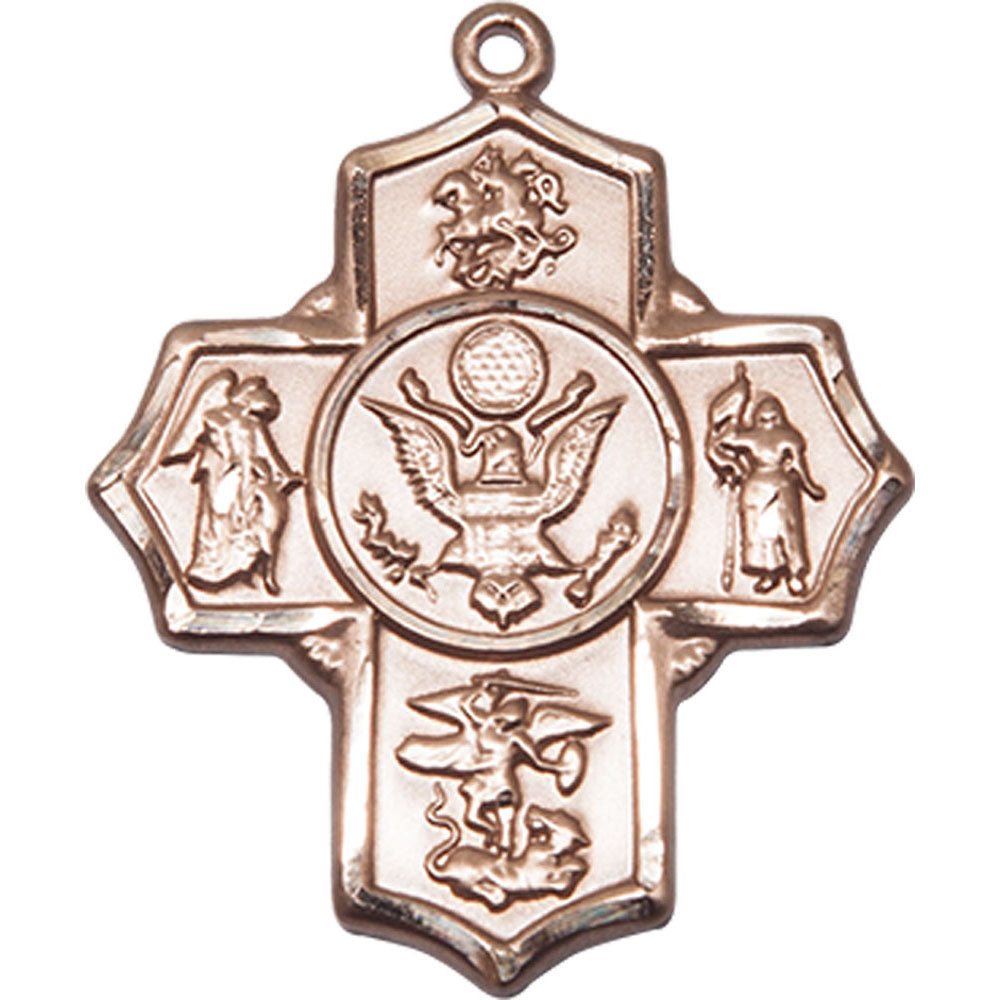 14kt Gold 5-Way / Army Pendant - 5790KT2