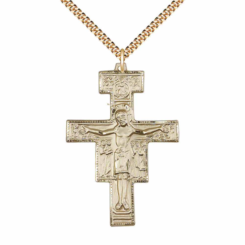 Gold Filled San Damiano Pendant - 6070GF