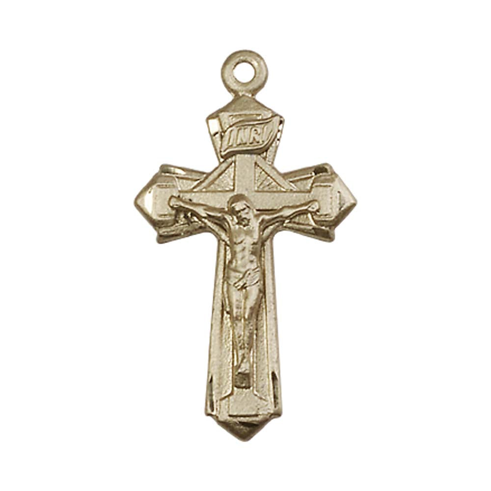 14kt Gold Crucifix Pendant - 6092KT