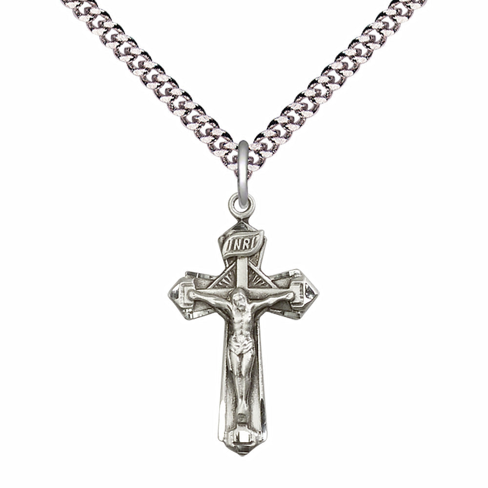 Sterling Silver Crucifix Pendant - 6092SS