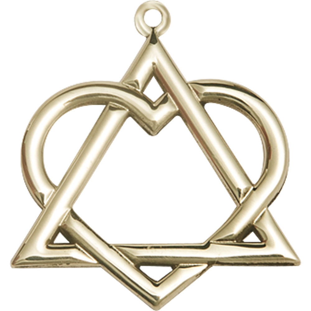 14kt Gold Adoption Heart Pendant - 6210KT