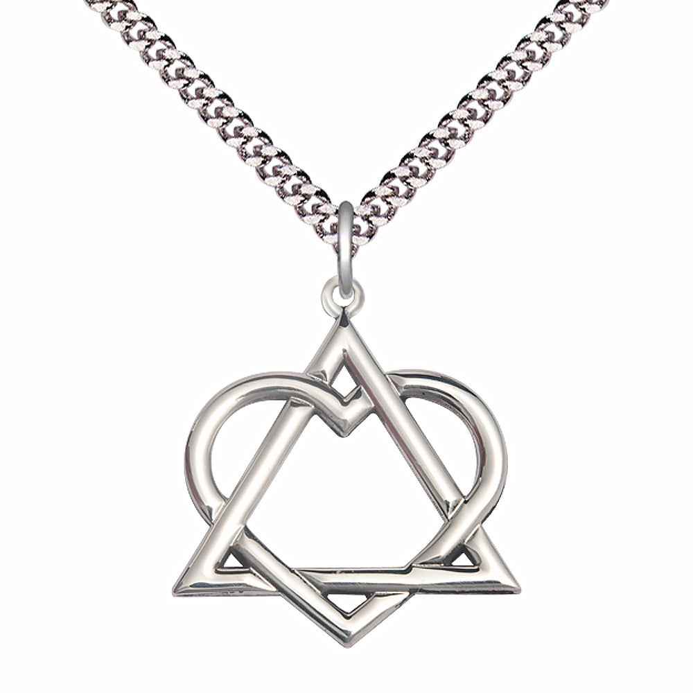 Sterling Silver Adoption Heart Pendant - 6210SS