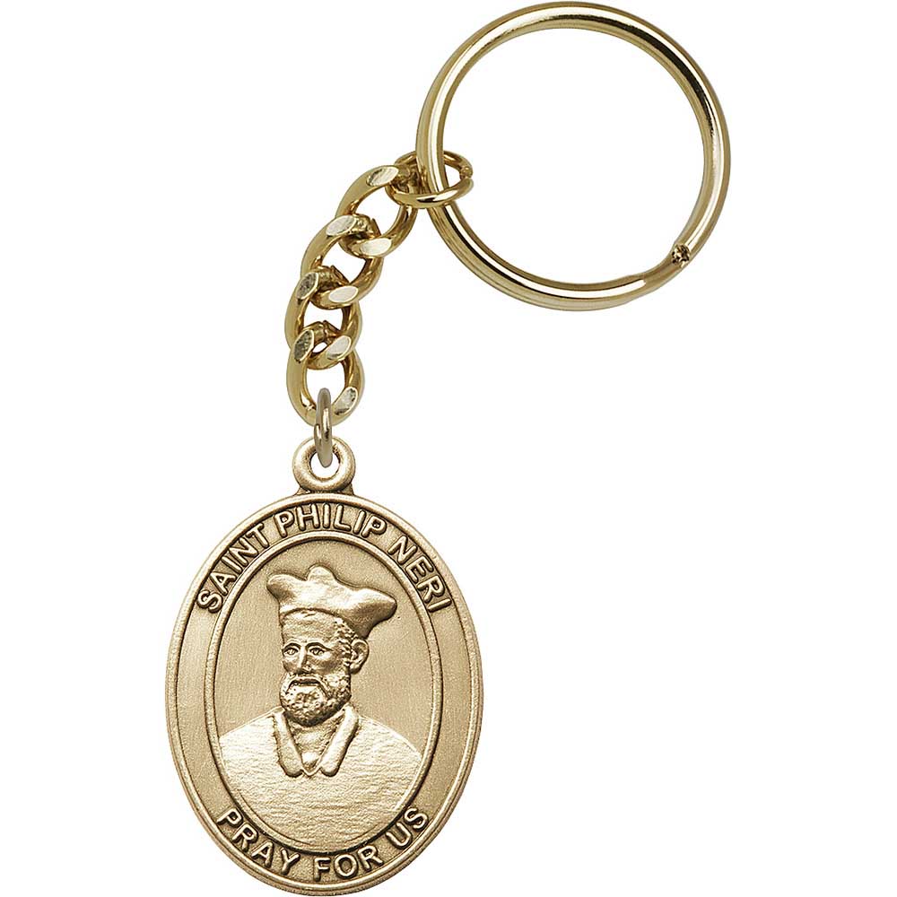 Gold Oxide St. Philip Neri Keychain - 6769