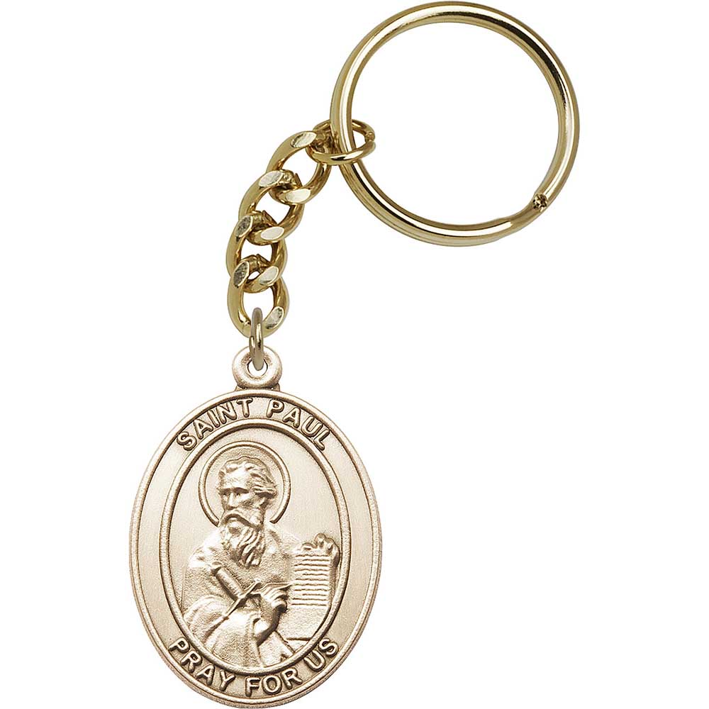 Gold Oxide St. Paul the Apostle Keychain - 6786