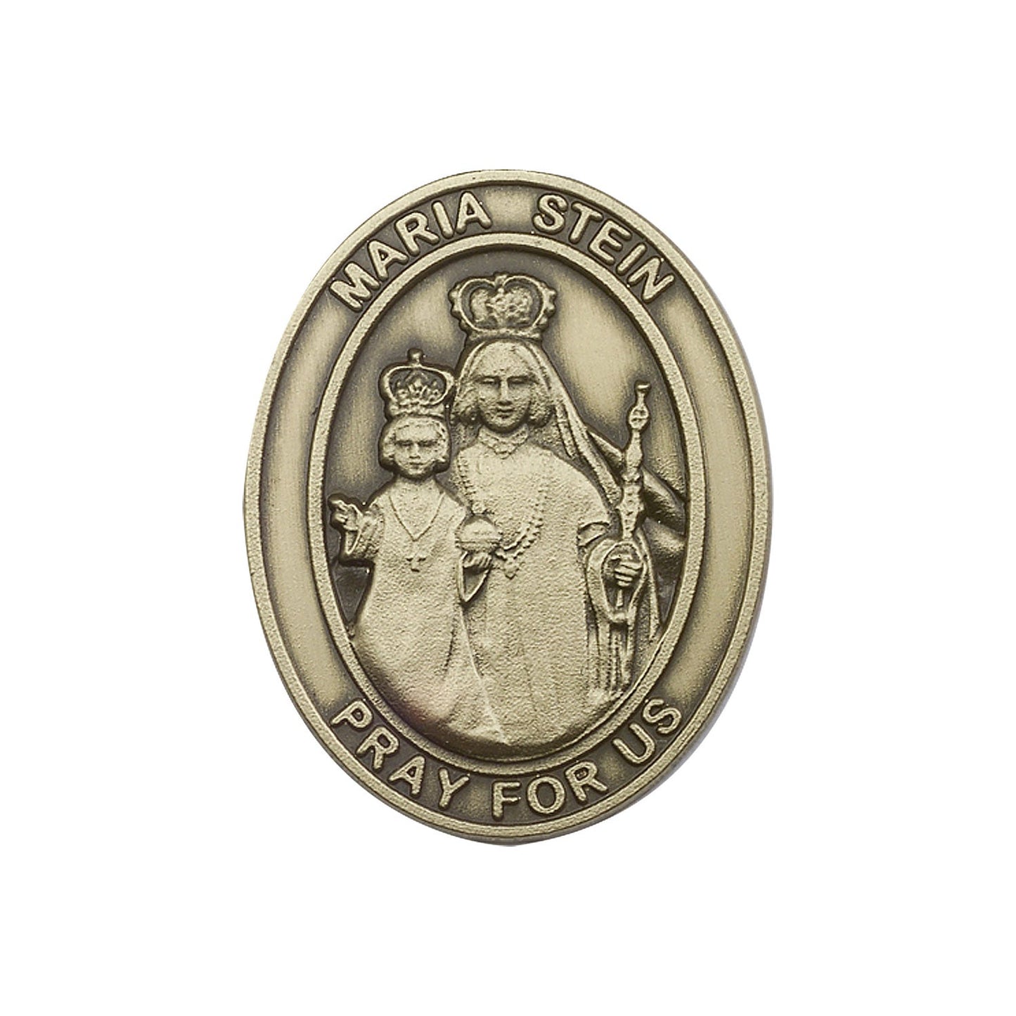 Antique Gold Maria Stein Visor Clip - 6833VG