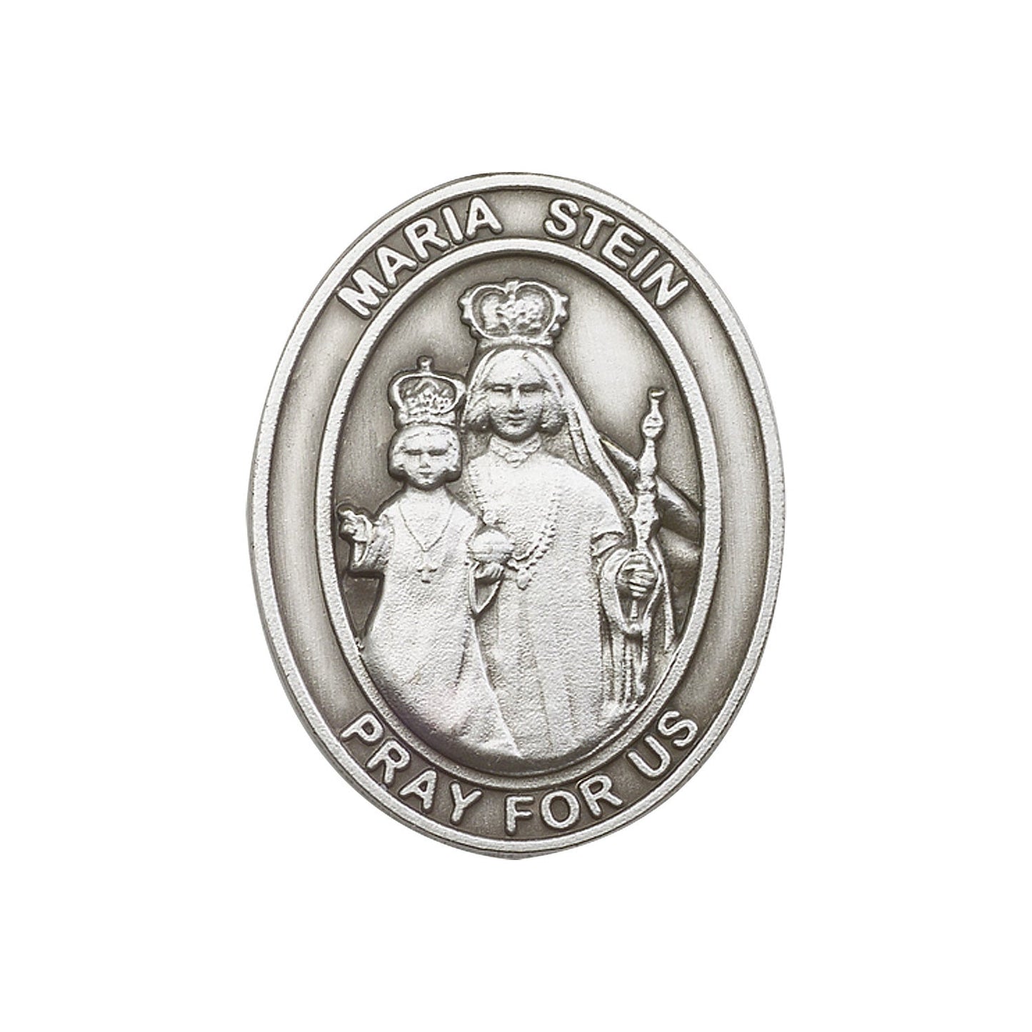Antique Silver Maria Stein Visor Clip - 6833V