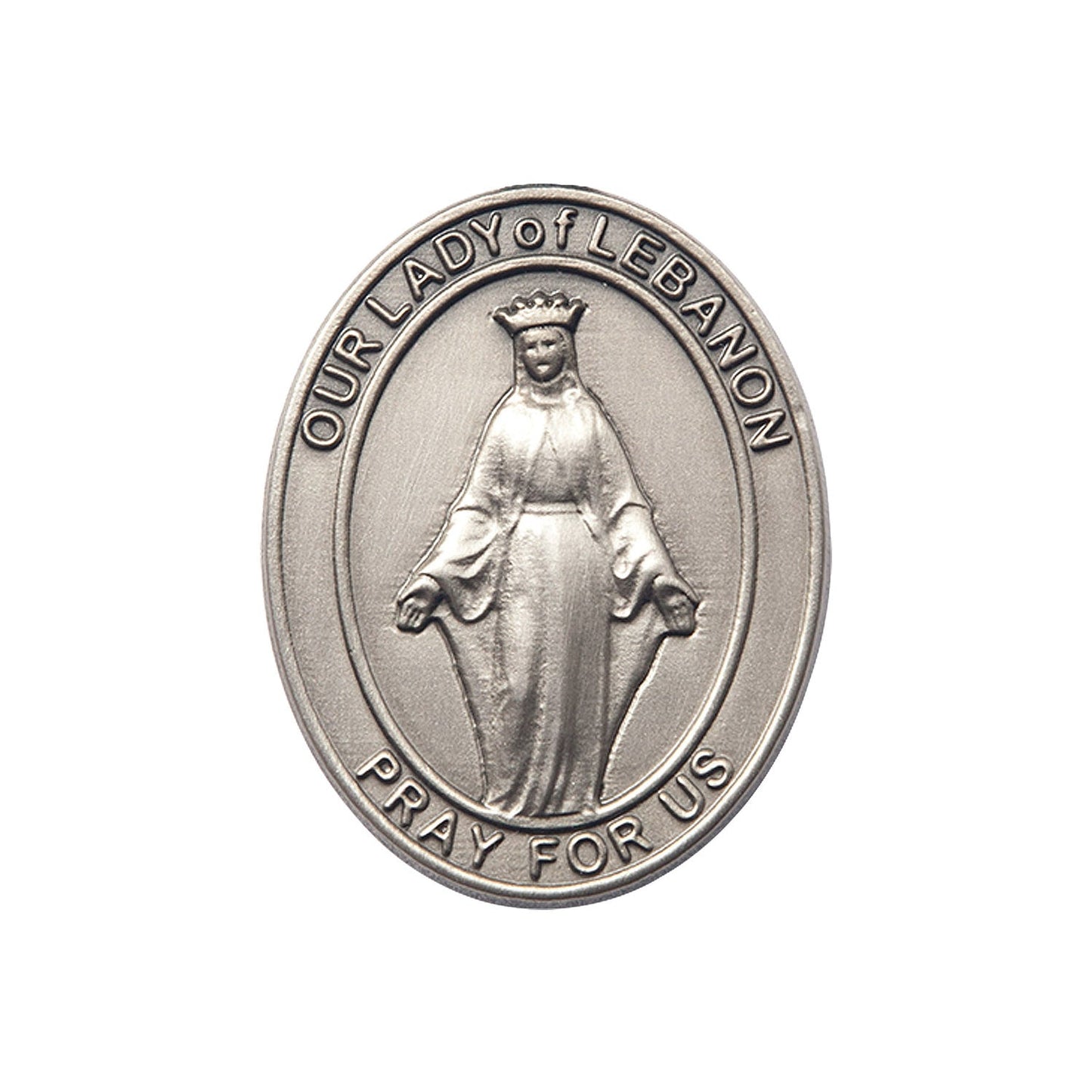 Silver Oxide O/L of Lebanon Visor Clip - 6929V