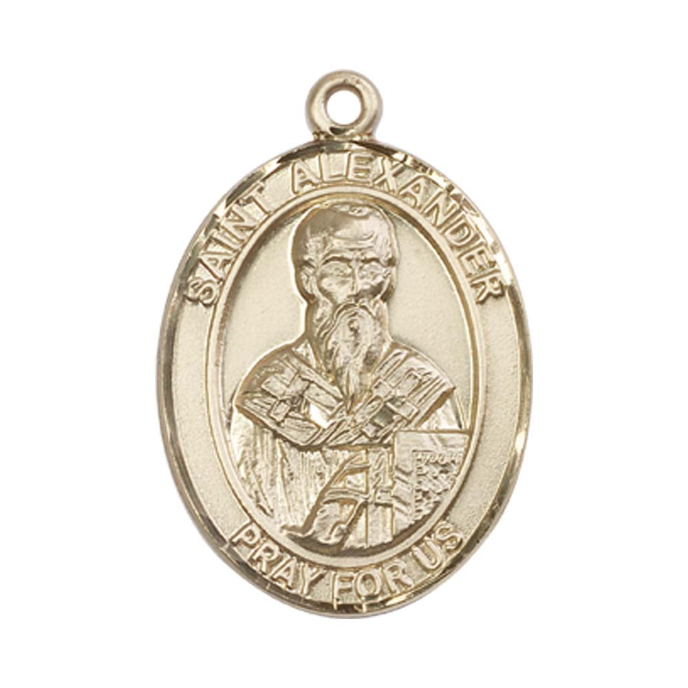 14kt Gold St. Alexander Sauli Medal - Large