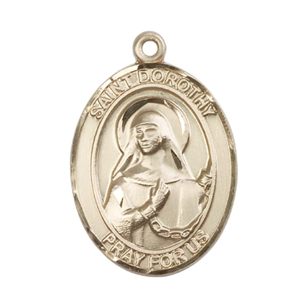 14kt Gold St. Dorothy Medal - Large