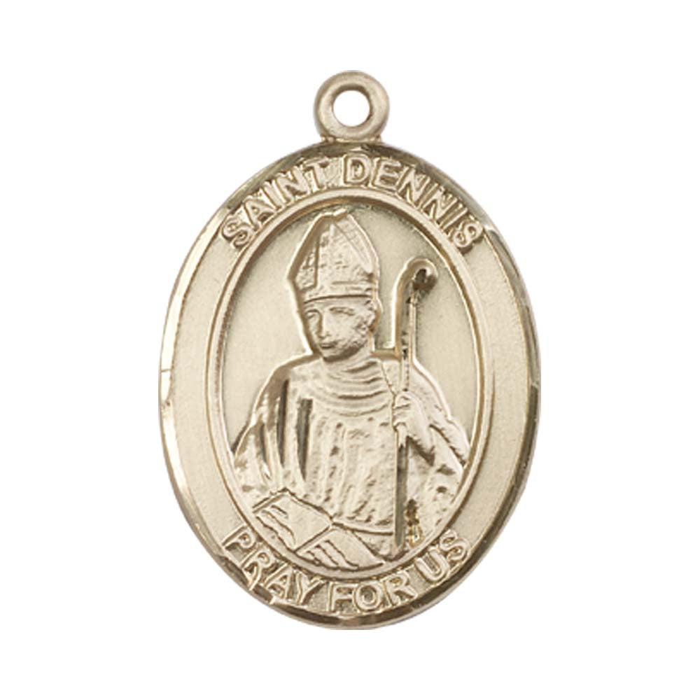 14kt Gold St. Dennis Medal - Large