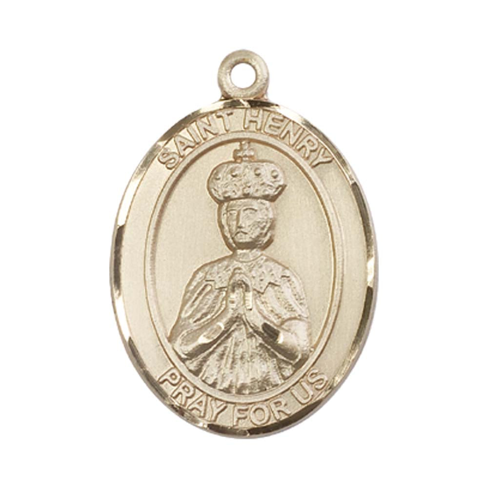 14kt Gold St. Henry II Medal - Large