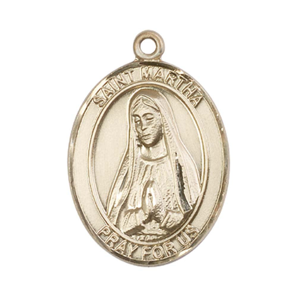 14kt Gold St. Martha Medal - Large
