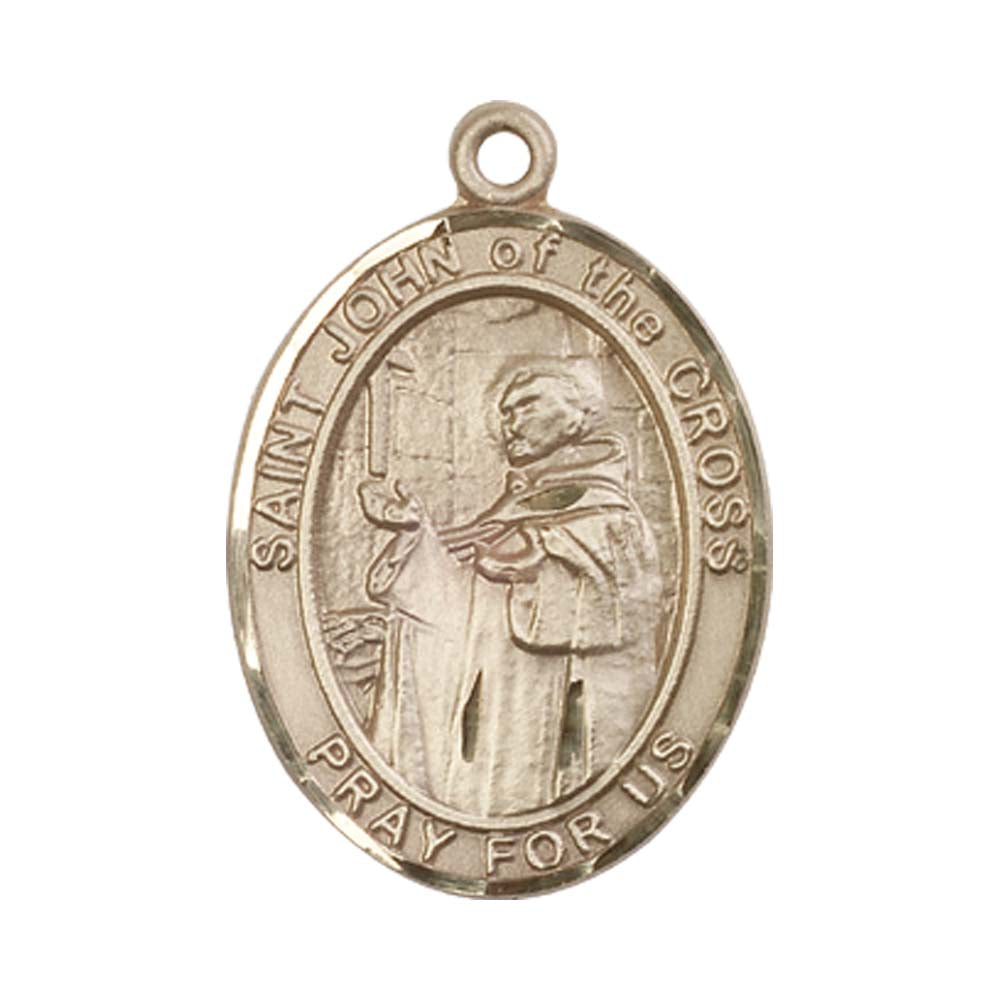 14kt Gold St. John of the Cross Medal - Large
