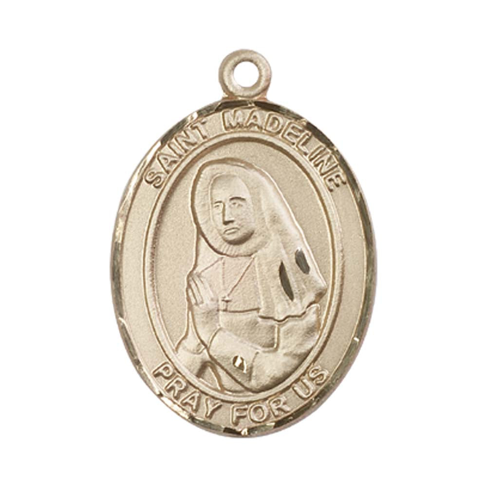 14kt Gold St. Madeline Sophie Barat Medal - Large