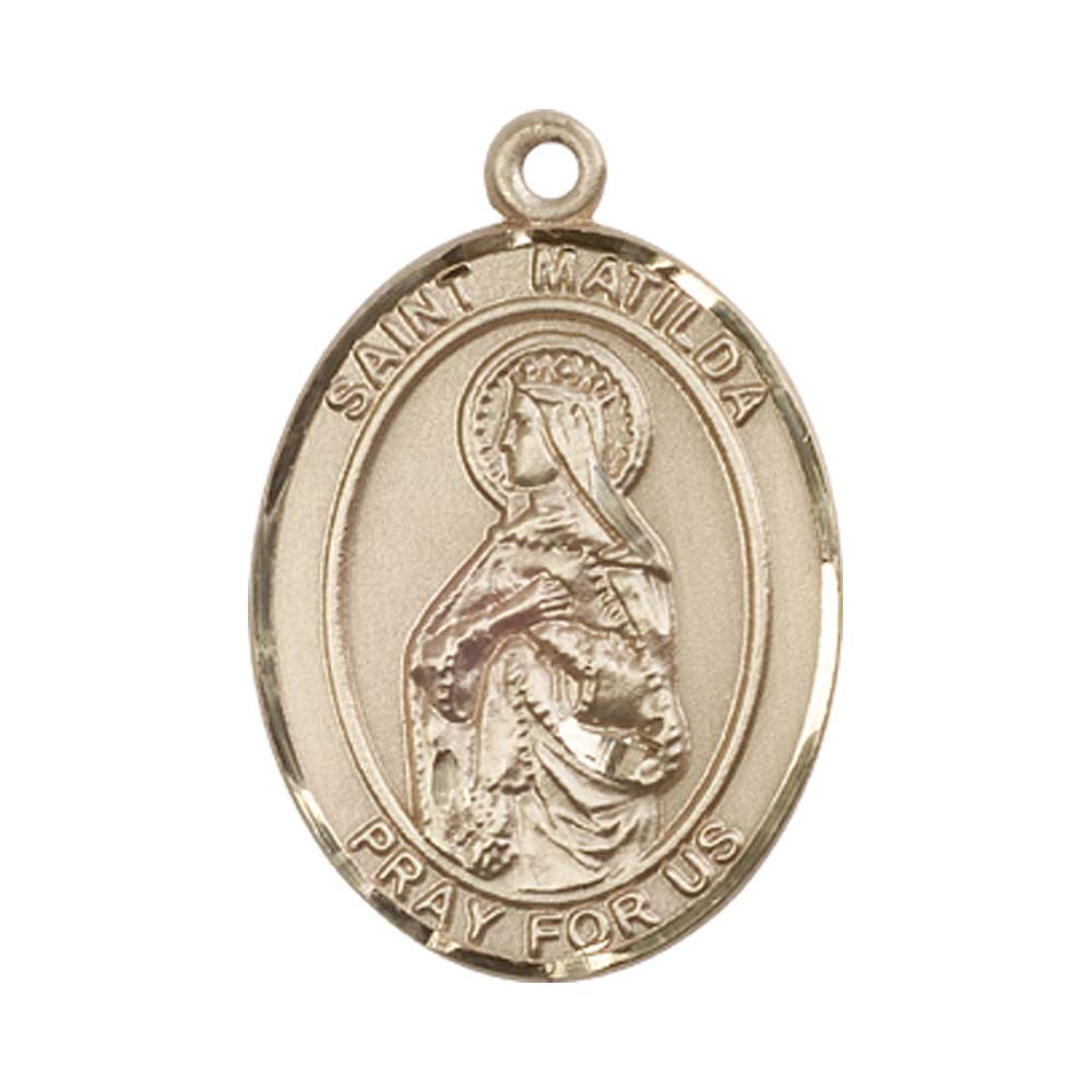 14kt Gold St. Matilda Medal - Large