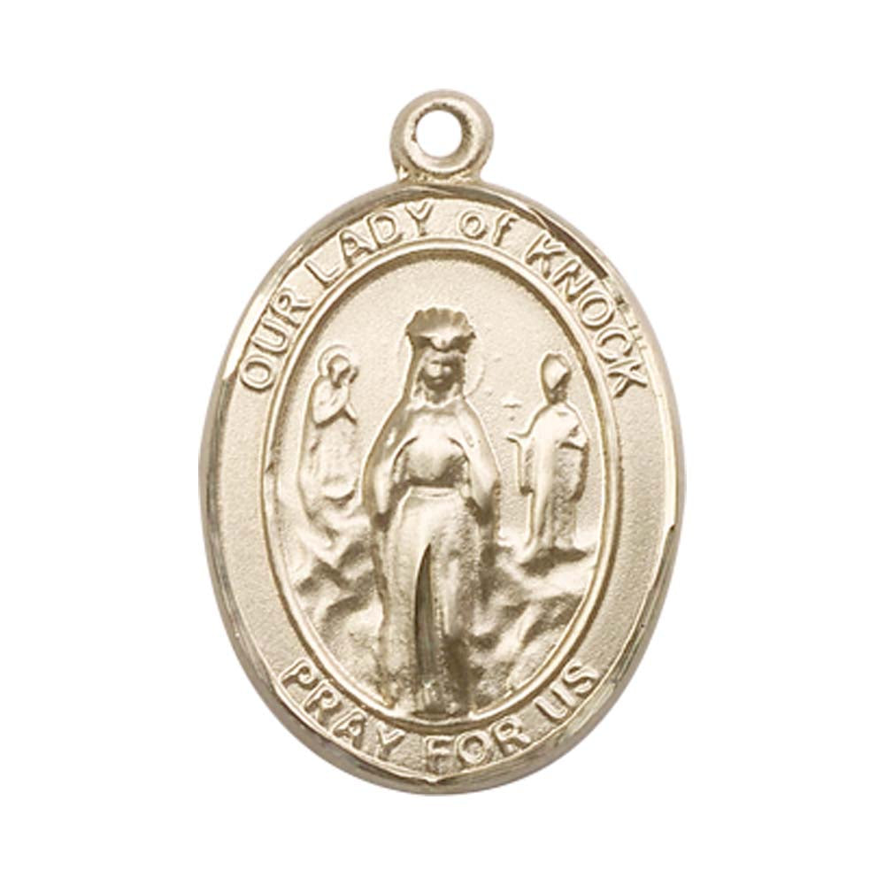 14kt Gold O/L of Knock Medal - Large