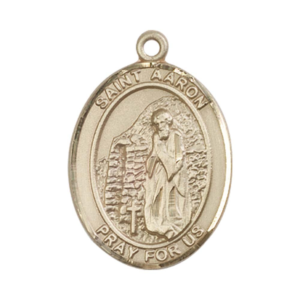 14kt Gold St. Aaron Medal - Large