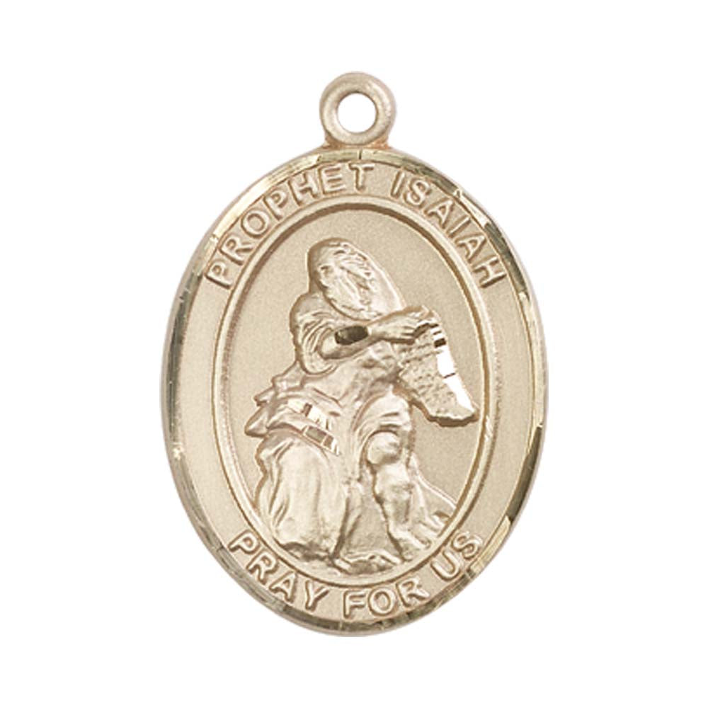 14kt Gold St. Isaiah Medal - Large