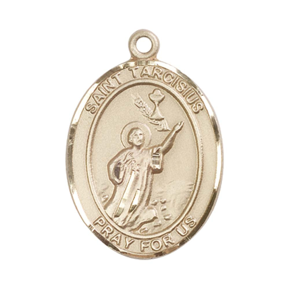 14kt Gold St. Tarcisius Medal - Large