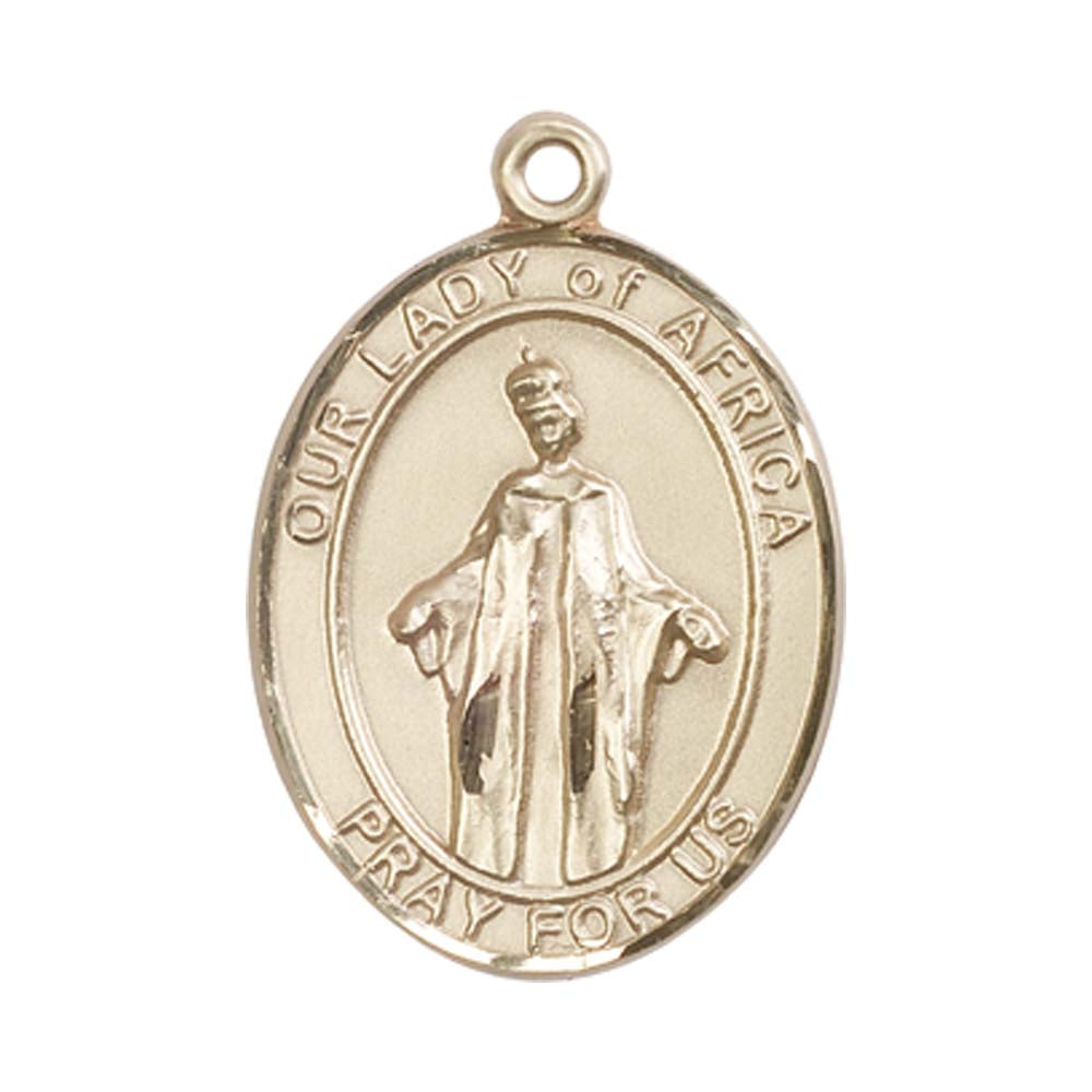 14kt Gold O/L of Africa Medal - Large