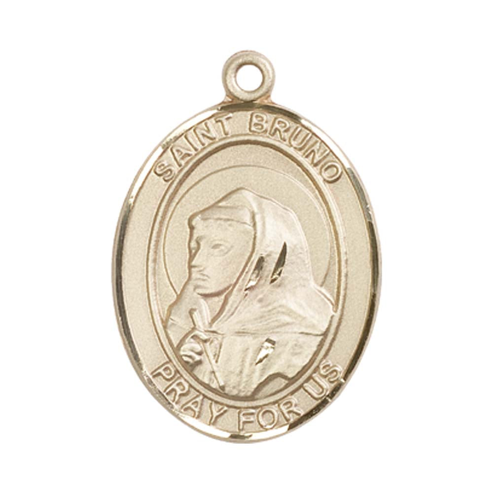 14kt Gold St. Bruno Medal - Large