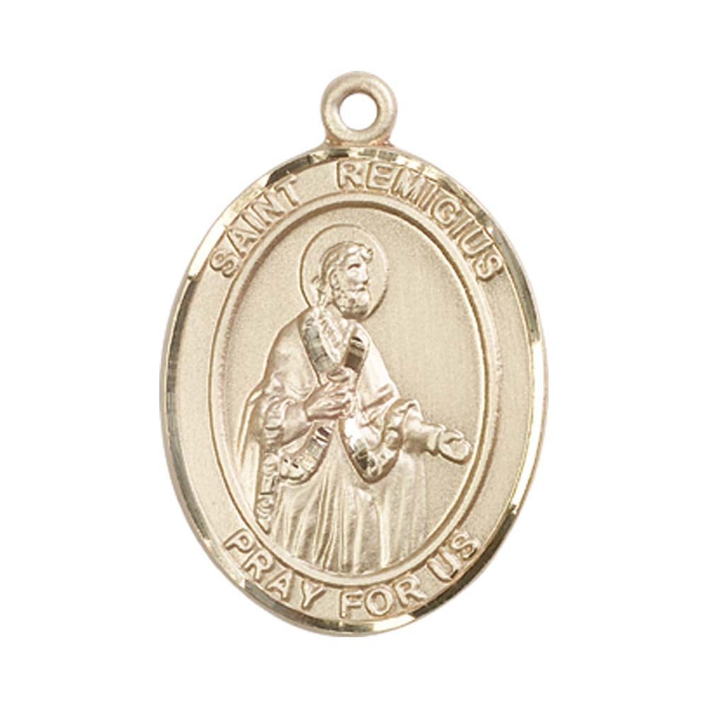 14kt Gold St. Remigius of Reims Medal - Large