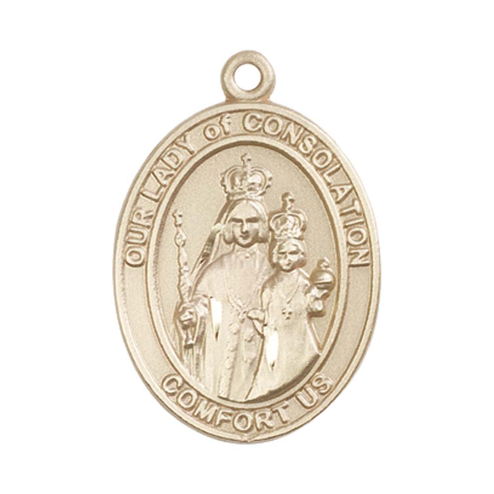 14kt Gold O/L of Consolation Medal - Large