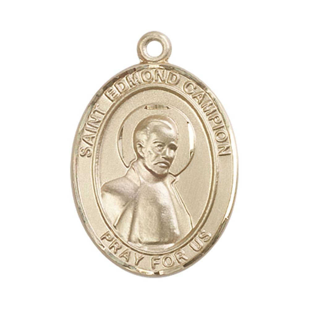 14kt Gold St. Edmund Campion Medal - Large