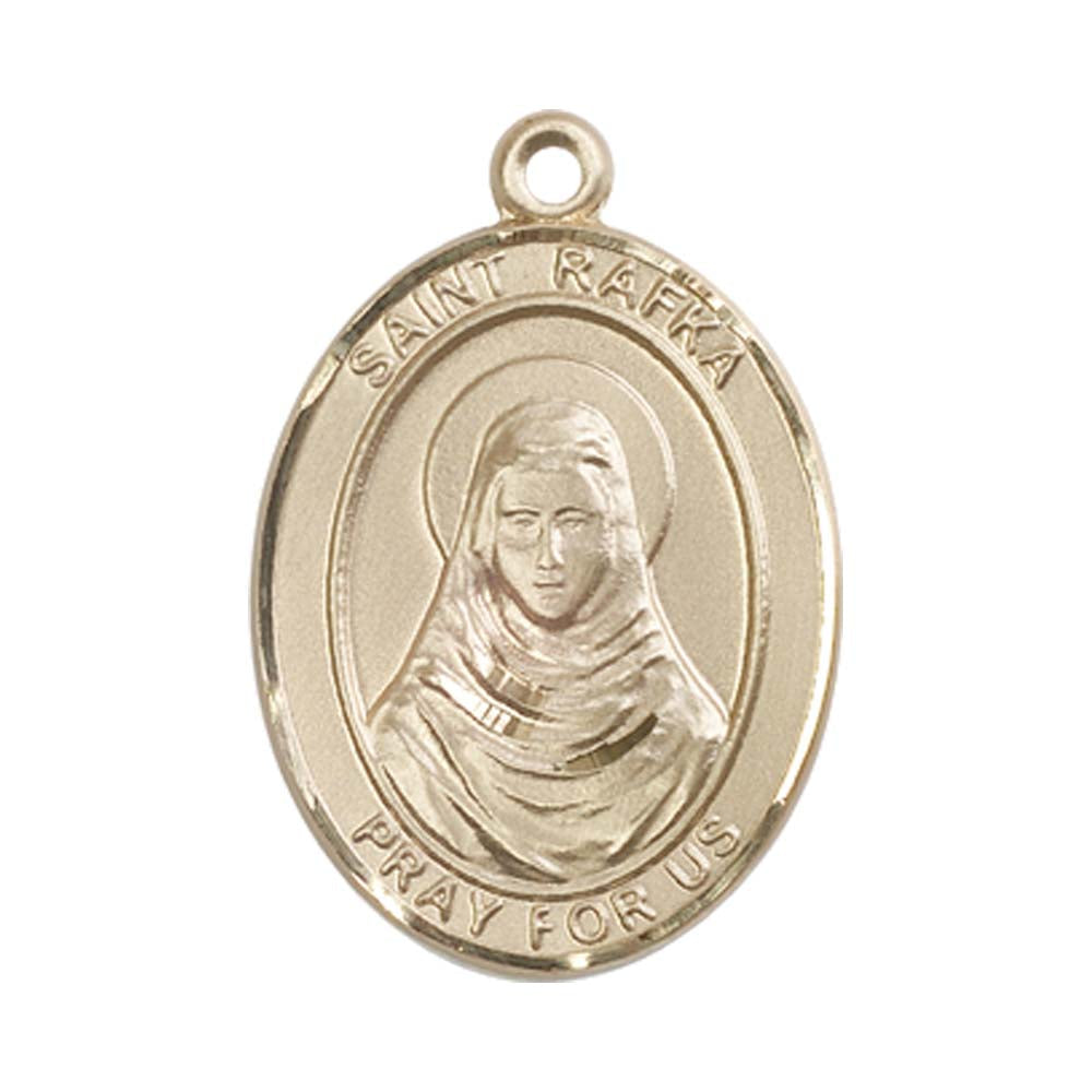 14kt Gold St. Rafta Medal - Large