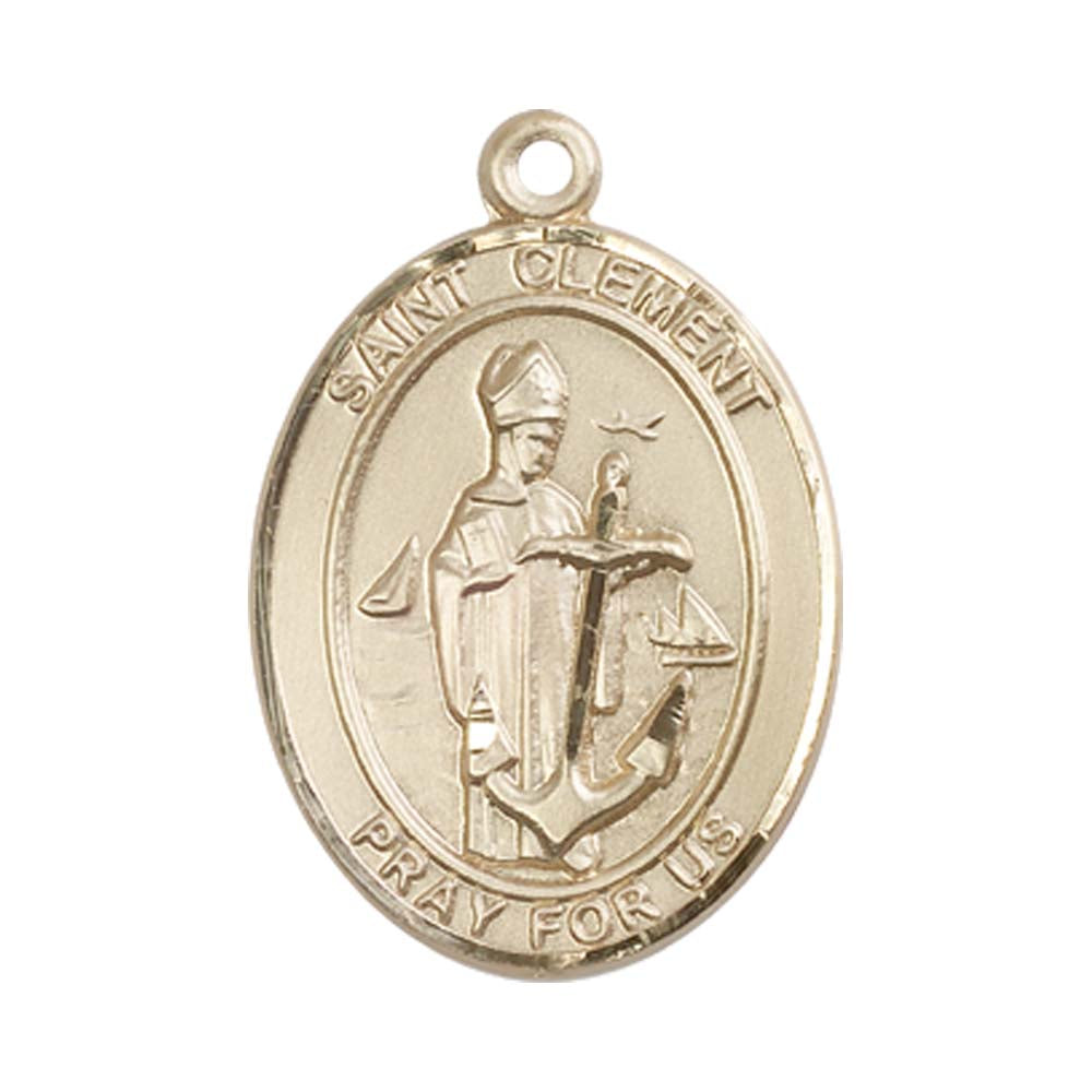 14kt Gold St. Clement Medal - Large