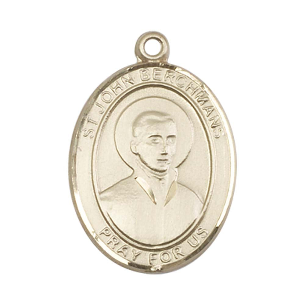 14kt Gold St. John Berchmans Medal - Large