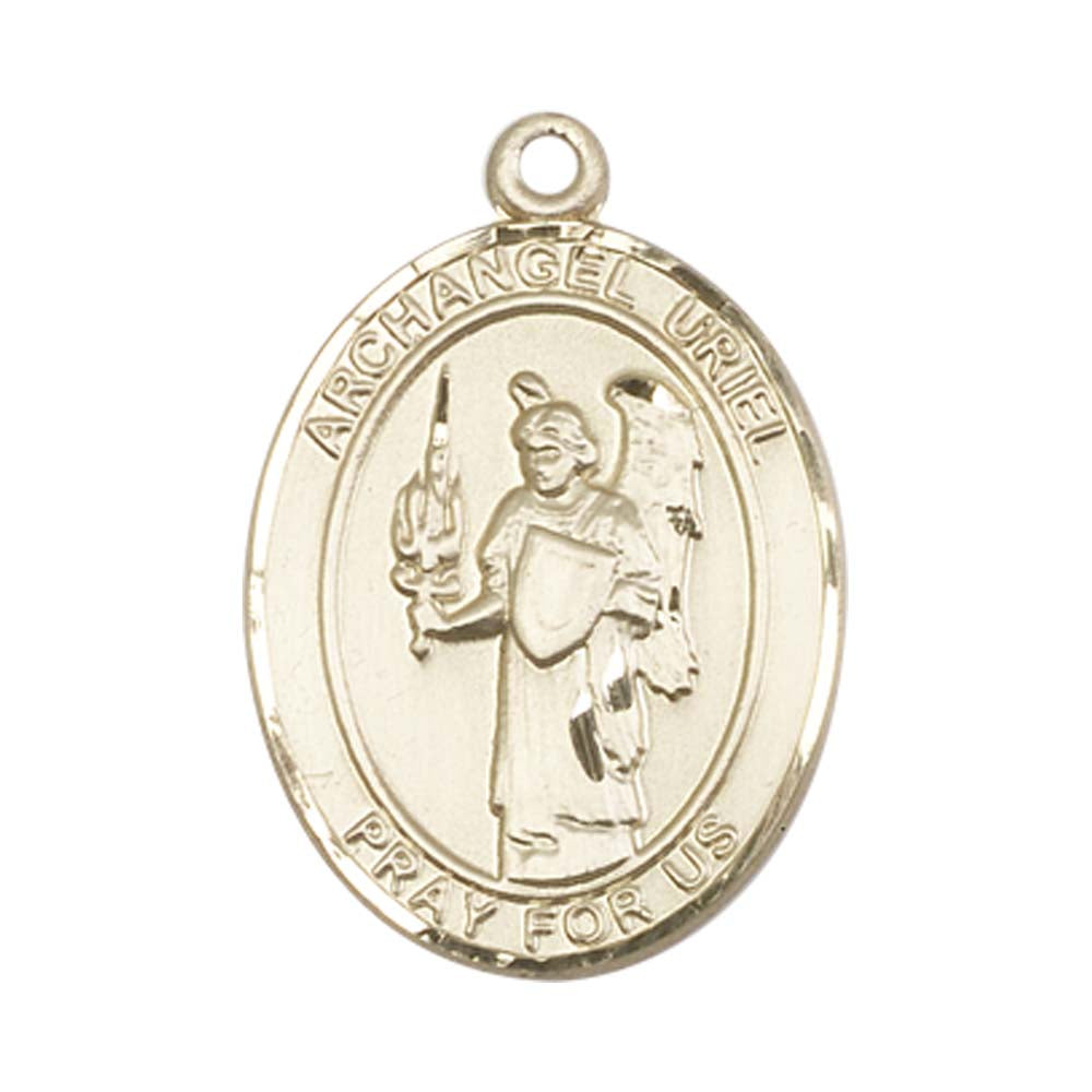 14kt Gold St. Uriel Medal - Large