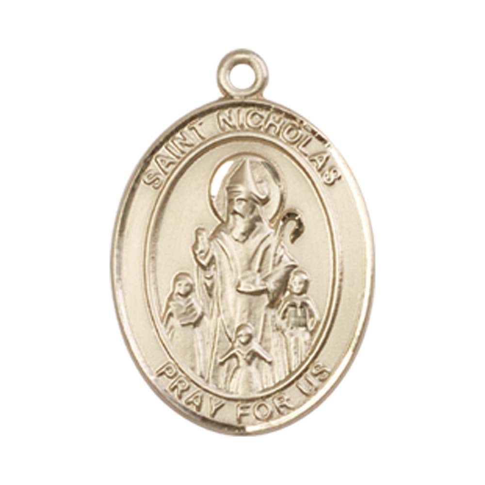 14kt Gold St. Nicholas Medal - Medium