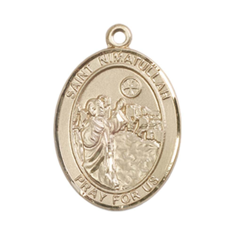 14kt Gold St. Nimatullah Medal - Medium