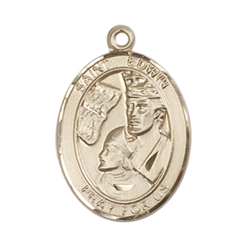 14kt Gold St. Edwin Medal - Medium