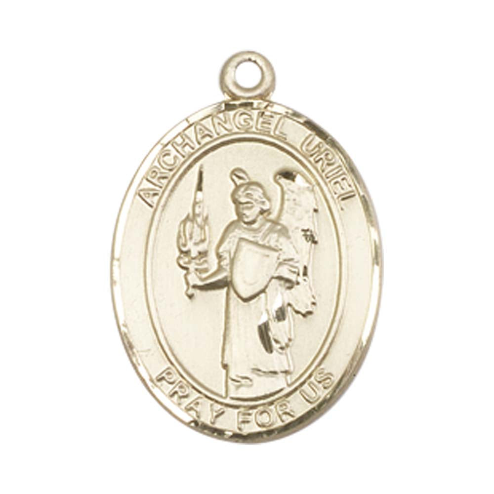 14kt Gold St. Uriel Medal - Medium