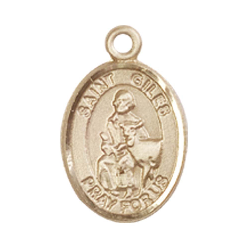 14kt Gold St. Giles Medal - Small