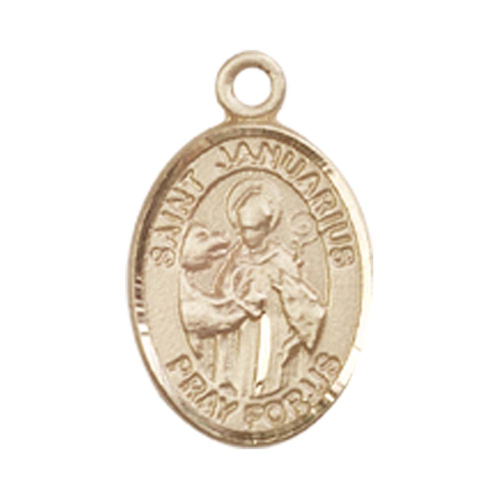 14kt Gold St. Januarius Medal - Small