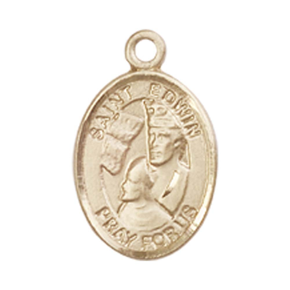14kt Gold St. Edwin Medal - Small