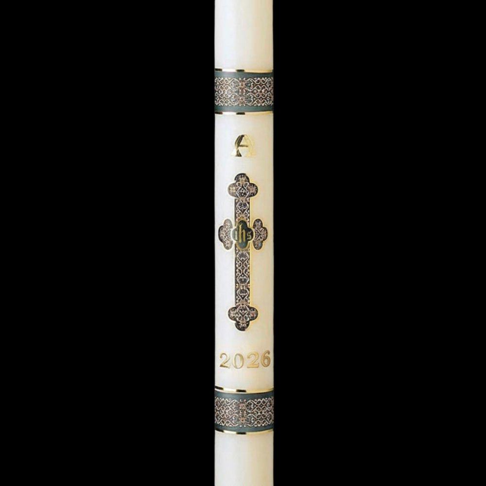 Budded Cross Paschal Candle