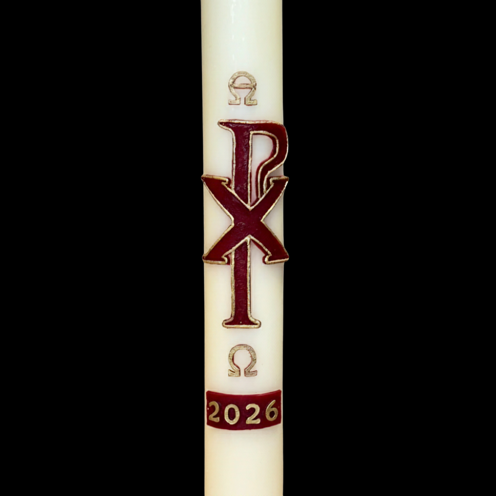 Chi Rho Paschal Candle